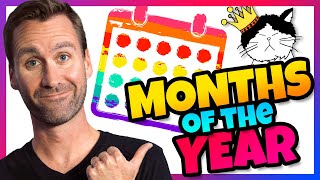 🗓️ Months of the Year Song! | Mooseclumps | Kids Learning Songs and Brain Breaks