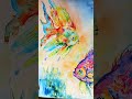 tropical fish watercolor painting