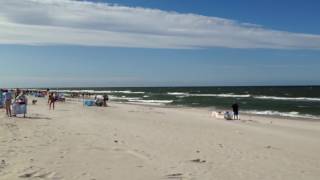 Jastarnia plaża 2016 lipiec 17 Amazing view on the Polish seaside, baltic sea, beach.Poland.