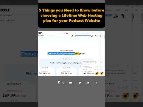 5 Things You Need to Know Before Choosing a Lifetime Web Hosting Plan for Your Podcast Website