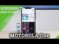 Capture Screen in MOTOROLA One - How to Take Screenshot