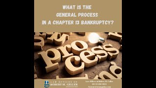 How does the general process of a Chapter 13 Bankruptcy work for an individual?