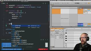 Send Midi Notes with JavaScript Using easymidi
