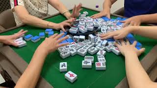 Mahjong249.廣東牌十番512有花有JP四回之一：兩手12章清一色包自摸。 Linda Alex may con仔