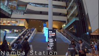 南海なんば駅構内/Nankai Namba Station Yard【4K HDR】