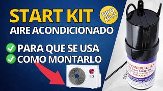 ✅Como INSTALAR KIT o AUXILIAR de ARRANQUE para AIRE ACONDICIONADO SPLIT - STAR KIT para COMPRESOR