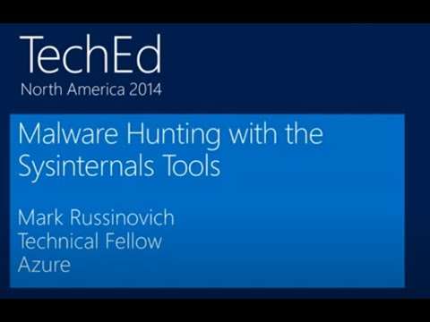 Hunting for malware with Mark Russinovich and the Sysinternals tools