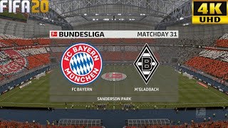 FIFA 20 | Bayern Munchen vs Borussia M'gladbach - Bundesliga - Full Match & Gameplay [ 4K 60 FPS ]