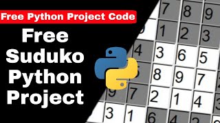 Free Suduko Game Python Project with source code || Python Tutorial || #ravieditz