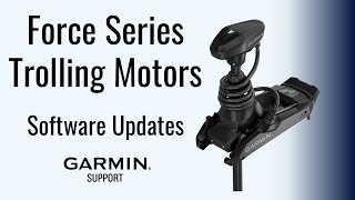 Force® Series Trolling Motors | Software Updates via Chartplotter | Garmin Support