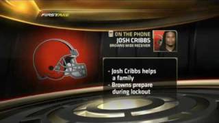 Browns WR Josh Cribbs textCRIBBS