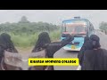 നടു റോഡിൽ ബസ് തടഞ്ഞു നിർത്തി പെൺ കുട്ടികൾ viral video kumbala bus issue video instagram reels news