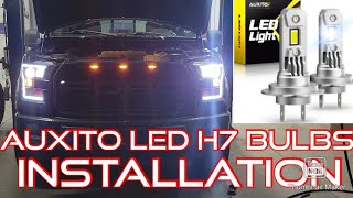 Auxito H7 LED headlight installation and review