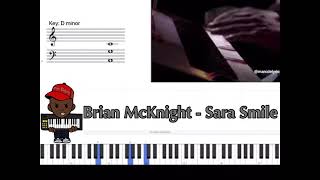 Hall and Oates - Sara Smile - Performed by - Brian McKnight - Marc Delyric PianoTutorial