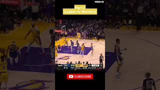 Golden State Warriors vs Los Angeles Lakers #shorts #lakers #anthonydavis