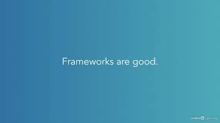 Vanilla JavaScript versus frameworks 16