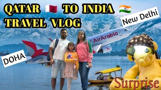 Qatar to India Travel Vlog in Tamil | நாங்கள் கத்தாரில் இருந்து காஷ்மீர் பயணத்தை தொடங்குகிறோம்