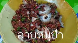 ลาบหมูป่า กำกิ๋นเมืองบ้านเฮา