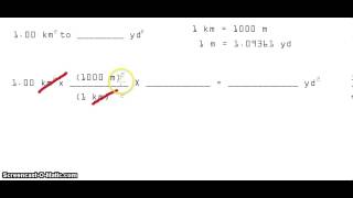 Unit Conversion: square kilometers to square yards