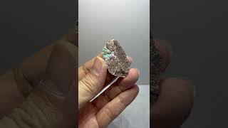 Druzy Chrysocolla With Cobaltoan Calcite Raw Crystals 16g