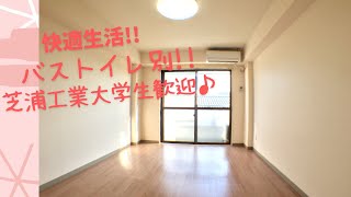 お部屋内見動画　1K　【メゾン東大宮302】　バストイレ別