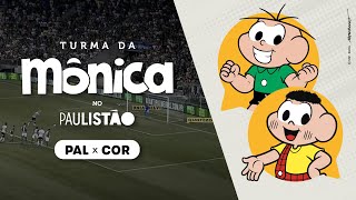 Turma da Mônica no Paulistão 2022: Palmeiras x Corinthians por Cebolinha e Cascão