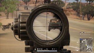 PUBG Lynx 50 Cal Sniper Blows Up Trucks Engine