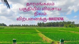 தாரமங்கலம்-ஆனைமேடு(சேலம் மாவட்டம்) இல் விவசாய நில விற்பனை--9840274766.