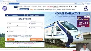 IRCTC AUTOMATION (PYTHON SELENIUM)