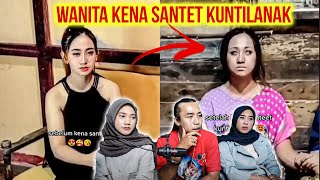 WANITA CANTIK KENA SANTET KUNTILANAK WAJAHNYA JADI SERAAAAM