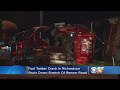 Fuel Tanker Crash In Richardson Shuts Down Road For Hours, Injures 1