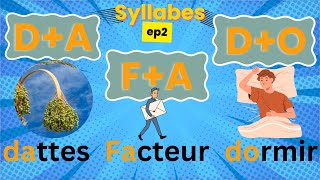 نتعلم القرأة بالفرنسية بأفضل طريقة ممكنة (المقاطع - les syllabes)