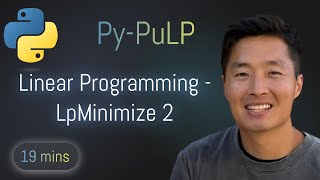 Linear Programming with PuLP - LpMinimize 2