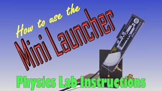 SPH3U 2.09: Projectile Lab (Lab Instructions)