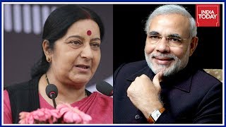 Sushma Swaraj Speaking On Achievements Of Modi Govt In 3 Years
