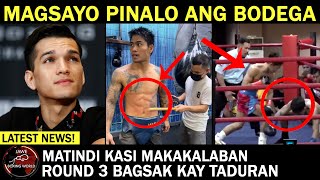 Mark Magsayo Pinatitibay Na Ang Bodega, Pinaghahandaan Si figueroa, Taduran Panalo TKO sa Round 3