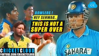 Sehwag thought its a Super Over | Epic Overs | Best of Virender Sehwag !!