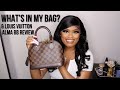 WHAT'S IN MY BAG 2021| LOUIS VUITTON ALMA BB REVIEW