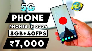 Best 5 Smartphones Under 7000 in 2024 | 5G Phone | Best Phone Under 7000