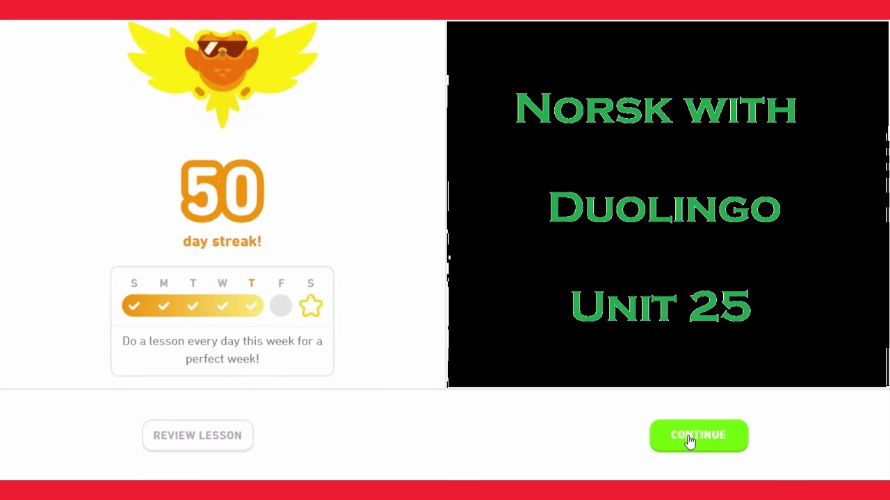 Learning Norwegian Language With Duolingo (Day 50) - YouTube