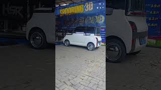 PESONA WULING AIR EV PASANG VELG HSR MIRROR RING 14 DAN BAN 155 55 R14 ZEETEX#wulingairev