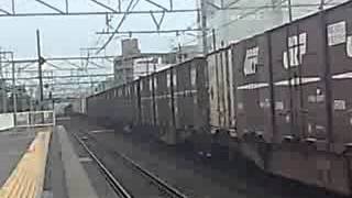 2013/9/8 大幅遅れＥＦ65 2066号機牽引 高速貨物5086列車  刈谷駅通過