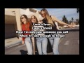 haim kept me crying lyrics