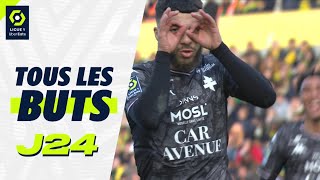 Tous les buts de la 24ème journée - Ligue 1 Uber Eats / 2023-2024