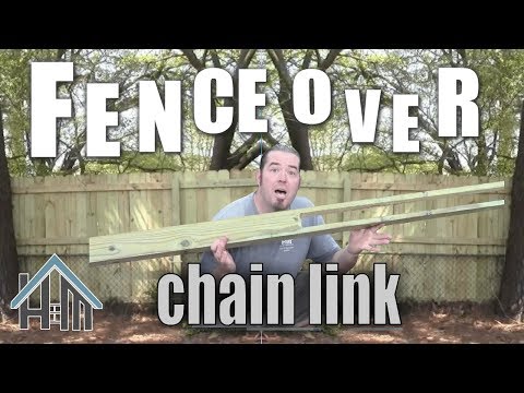 How to replace chain fence with privacy fence EASY! Home Mender. How to replace chain fence with privacy fence EASY! Home Mender.