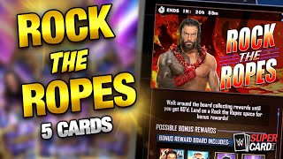 ROCK THE ROPES GAVE ME 5 SETH ROLLINS!! SummerSlam Event Completed! WWE SuperCard