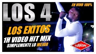 LOS 4 - LOS EXITOS - LO MEJOR - BEST OF (1H VIDEO HIT MIX)