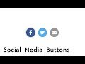 How to Create Modern Social Media Share Buttons [CSS & HTML] | English