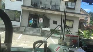 越後交通バス 前面展望 車窓 栗山沢→栃尾車庫/ 栗山沢線 栗山沢1349発