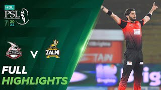 Full Highlights | Lahore Qalandars vs Peshawar Zalmi | Match 9 | HBL PSL 7 | ML2T